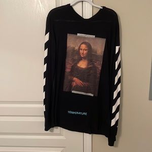 Off-White diagonal Monalisa long sleeve Tee